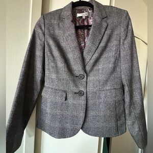 Checked blazer